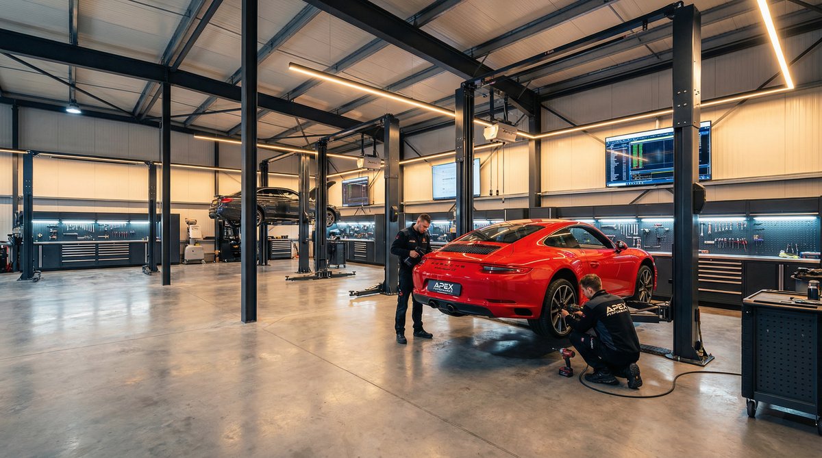 芒果视频汽车改装门店实景